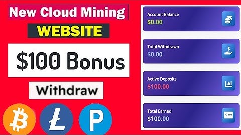 100$ USD Bounce. New Cloud Mining Website 2022.New Bitcoin Mining Website
