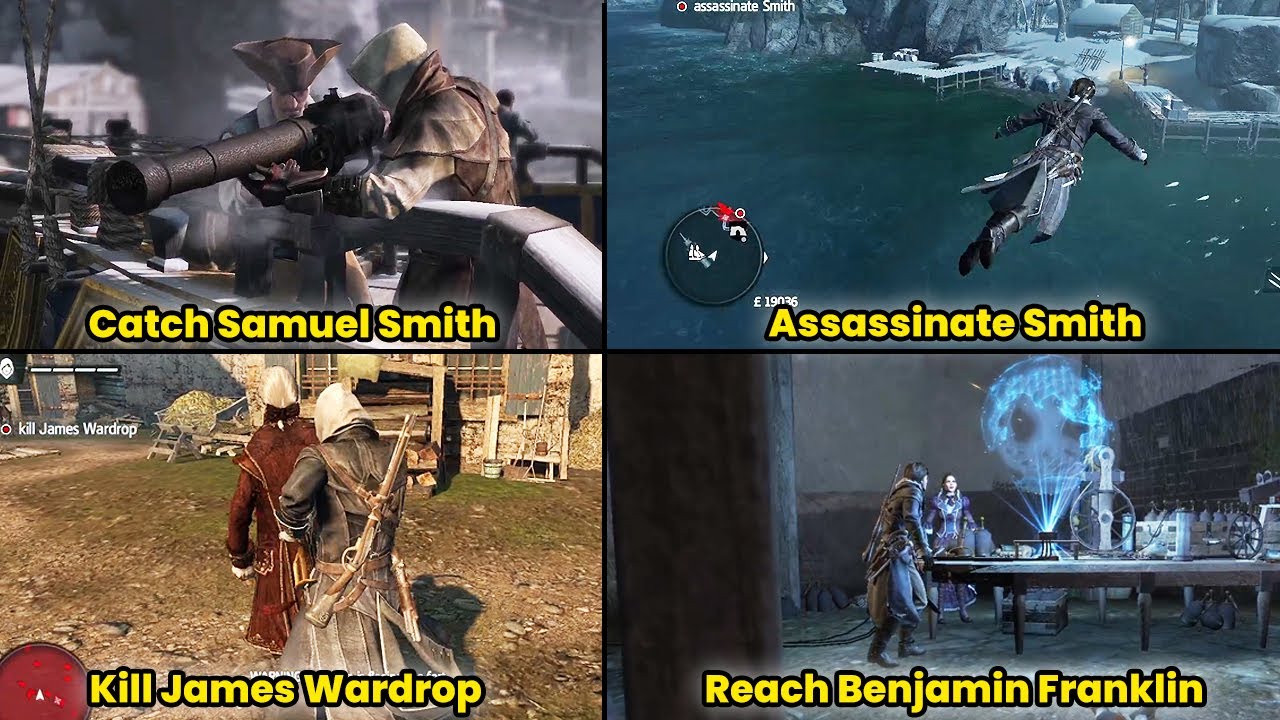 Assassin's Creed Rogue - Kill Samuel Smith - Kill James Wardrop - Tail the Soldier