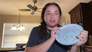 Floral Melamine Plate Set