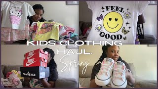 SPRING KIDS CLOTHING HAUL !! Gabe’s + Target + Ross & Famous Footwear *cute finds