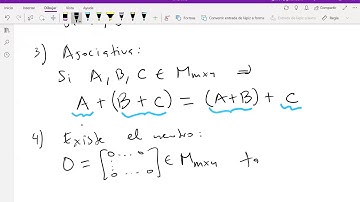 clase 1 propiedades de la suma de matrices