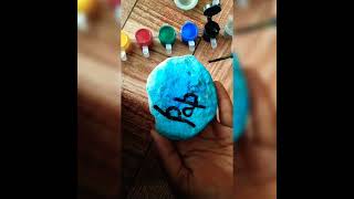 Stone painting Ideas on father's day special by #DM8 #bappa #viral #new #ytshorts #stone