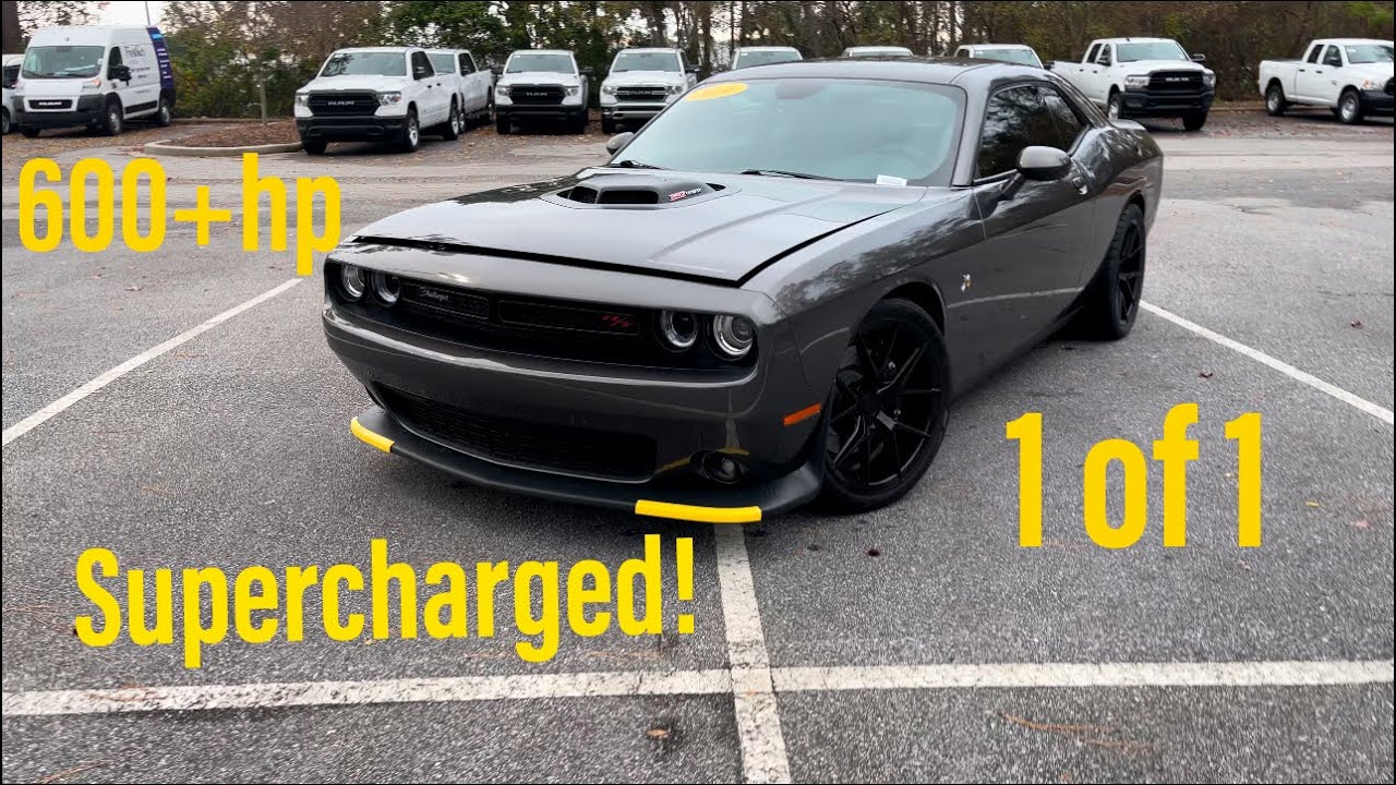 SUPERCHARGED CHALLENGER SCAT PACK SHAKER *RARE* YouTube