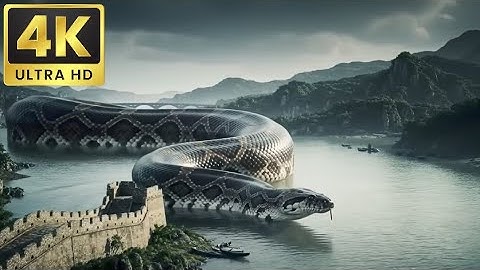 Viral! Train Ride Across the Amazon Meets Hundreds of Enormous Pythons | Snake #trending #art #train