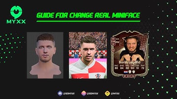 Create own Face FC 24/FC 25 | Guide For Change Real Miniface
