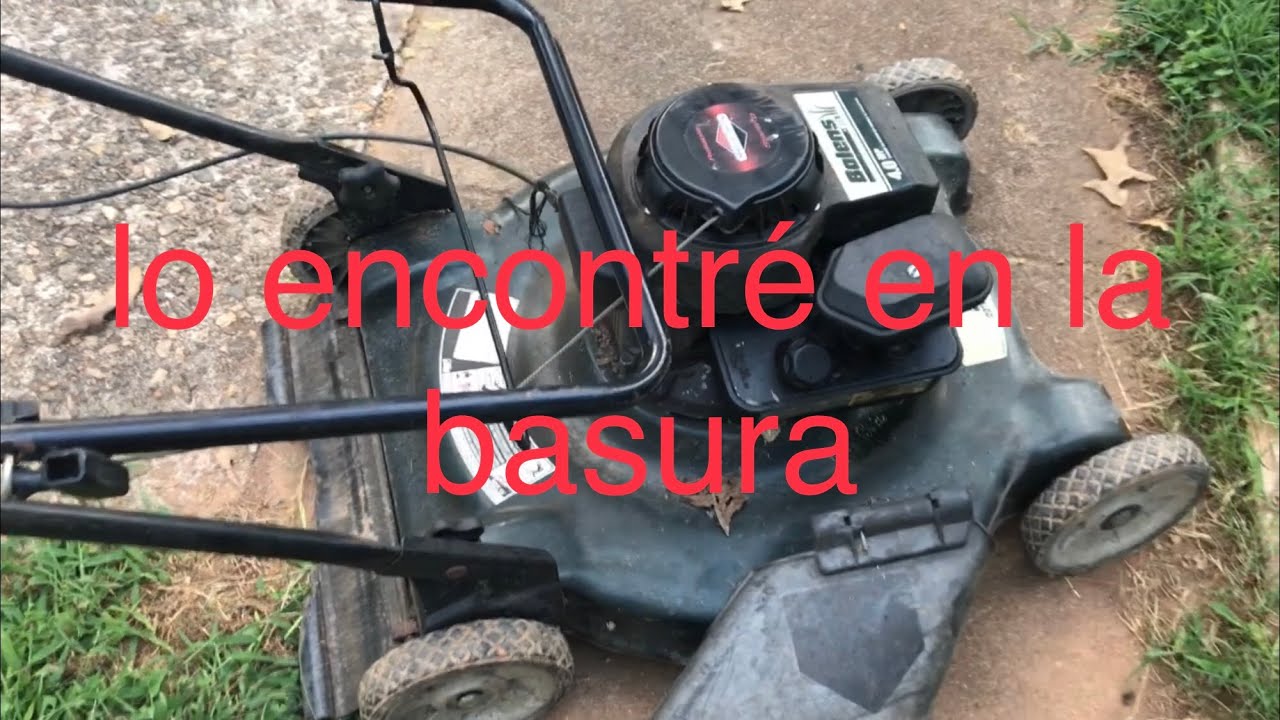 arreglar cortacesped declarado basura - YouTube