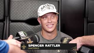 Spencer Rattler interview | Saints Rookie Minicamp 5/11/2024