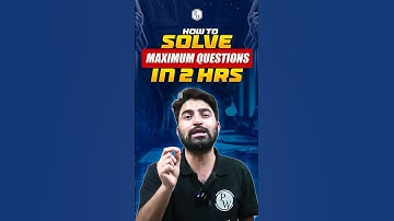 How to Solve Maximum Questions in 2 Hrs #Shorts #PW #QuantitativeAptitude