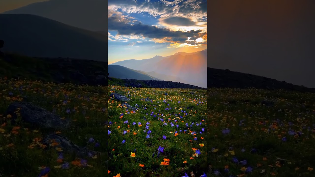 The Flower Valley mountain ⛰️🗻😃 