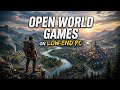 Top 5 Best Open World Games For 4GB RAM | LOW RAM | Dual Core PC | No Dedicated GPU | IN HINDI