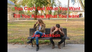 You Can't Get What You Want - Joe Jackson - with lyrics