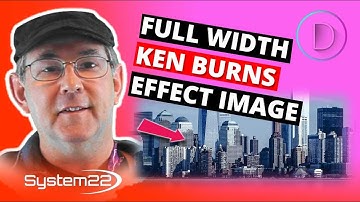 Divi Theme Ken Burns Effect Full Width Image 👍👍👍👈👈