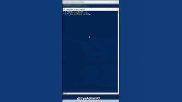 Get Serial number of computer from PowerShell #shorts #powershell #powershellscripting