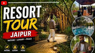 Staycation in Jaipur-DAY2||Tree House Resort||Resort Tour and Breakfast||Must have Experience