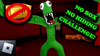 Roblox Rainbow Friends NO BOX NO HIDING CHALLENGE!