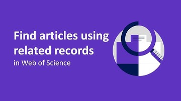 Find articles using Related Records