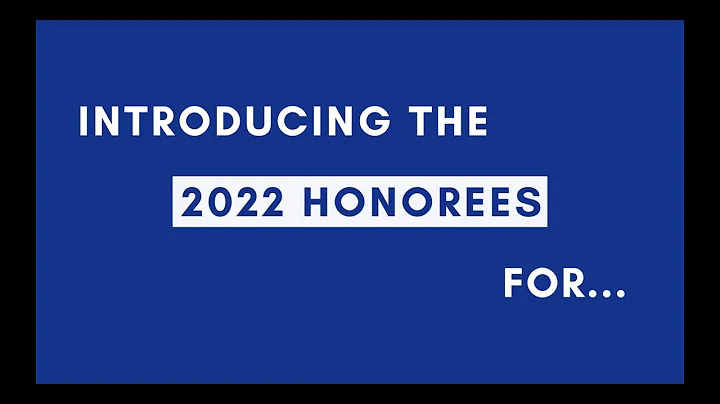 Introducing the 2022 Danny Awards Honorees