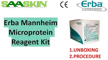 Erba Mannheim Microproteïne Reagent Kit | Catalogusnr. - #120230 | Medische analysator | Reagenti...