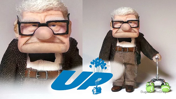 Mr. Carl Fredricksen Inspired Doll - Polymer Clay ...