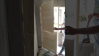 Amazing Transformation: Installing a Custom Dutch Door #DutchDoor #woodworking #woodscraft #wood