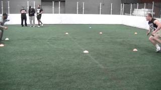 2014 National Scouting Combine - DL Shuffle Drills