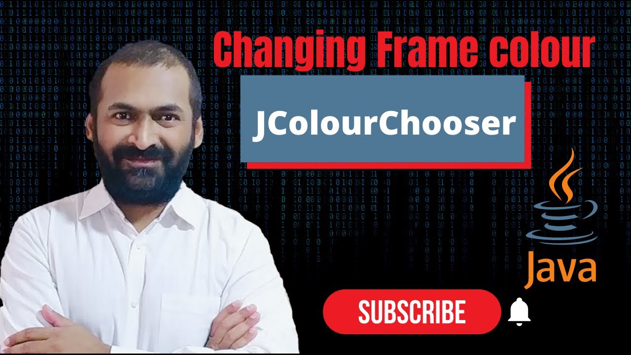 Changing Frame color Using Java Swing JColorChooser - YouTube