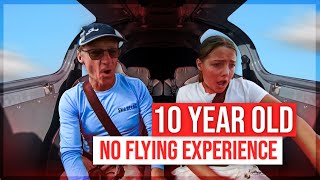 Can a 10 Year Old Fly an Airplane? NO EXPERIENCE
