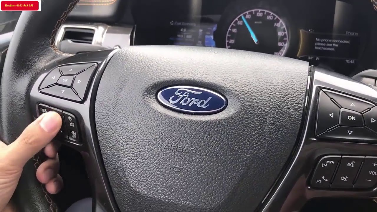 Hướng dẫn sử dụng Cruise Control trên Ford Ranger Wildtrak 2 0L Bi