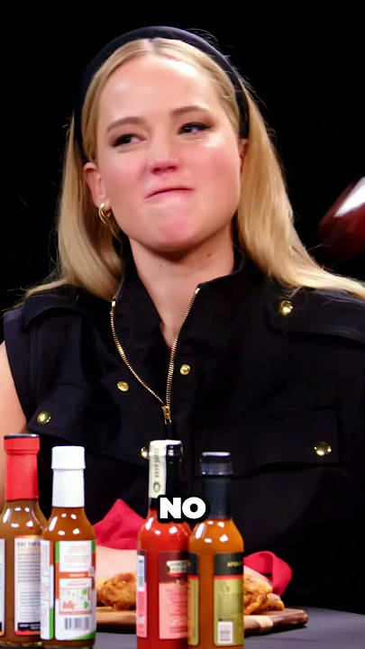 Hot ones behind the scene with jennifer lawrence
