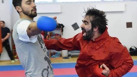 WKF Kumite Techniques Distance practice attack, skill and speed