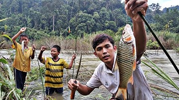 Câu Cá Rừng Mùa Nước Lũ | 1 Ngày Bội Thu Cho Sang Vlog