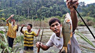 Câu Cá Rừng Mùa Nước Lũ | 1 Ngày Bội Thu Cho Sang Vlog
