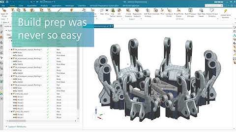 NX - Enhance AM Productivity with Simple, Rapid Build Preparation