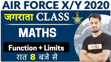 Air force X/Y 2020 || Maths || By Vivek Rai Sir  || Function + Limits