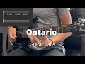 Ontario by novo amor  guitar tabs  intro