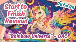 Worth It? (well...) Start To Finish Review Of "rainbow Universe" From Diamond Art Club