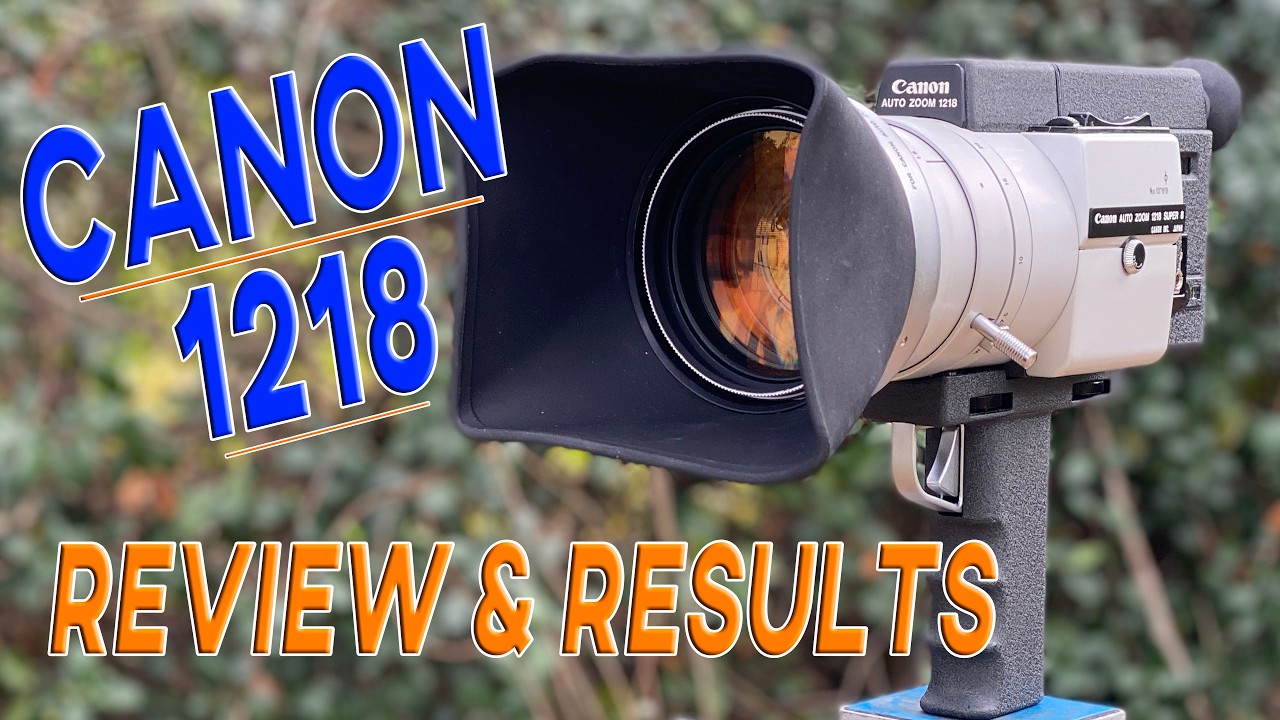 Обзор и разбор фотокамеры Canon AutoZoom 1218 Super 8 | Результаты Wolfen 200!