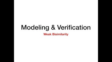 Modeling and Verification (Lecture 4)