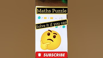 Maths Challenge | Can you solve it #shorts #short #challenge