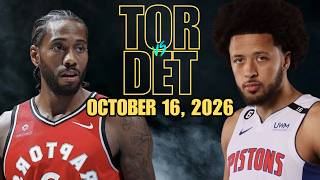 Toronto Raptors vs Detroit Pistons Full Game Highlights - October 16, 2026 | NBA Preseason Guide
