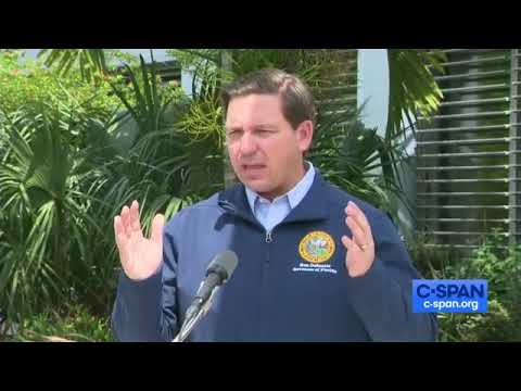 c-span channel Florida Governor on Federal Aid for Hurricane Dorian