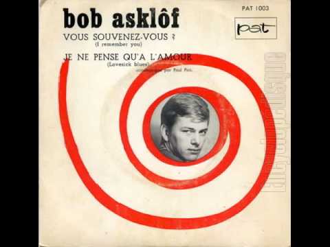 bob-asklof-je-ne-pense-qu-l-amour-youtube