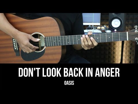 Don't Look Back In Anger - Oasis | Easy Guitar Tutorial With Chords Lyrics