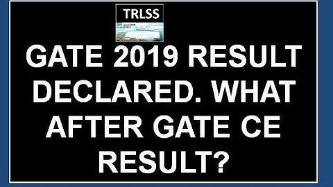 GATE 2019 RESULT