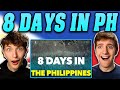 American Guys React to 8 Days In The Philippines