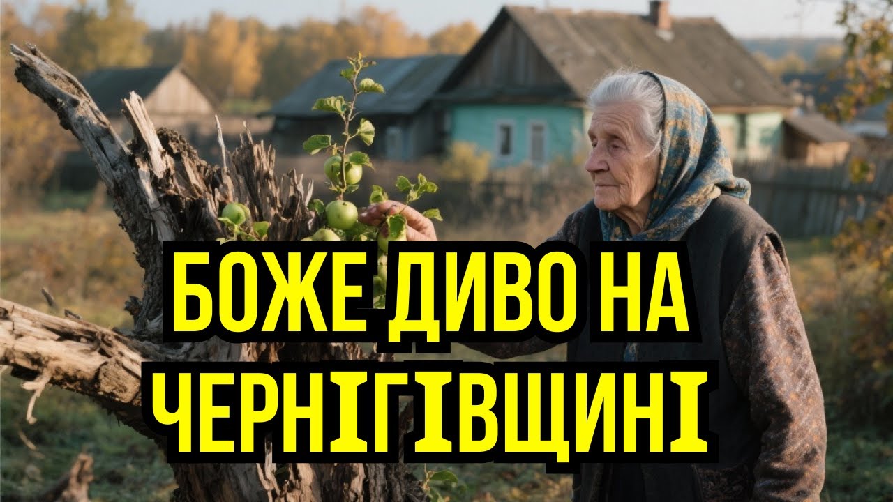 Мертва яблуня на Чернігівщині пустила пагони — коли зацвіте мир
