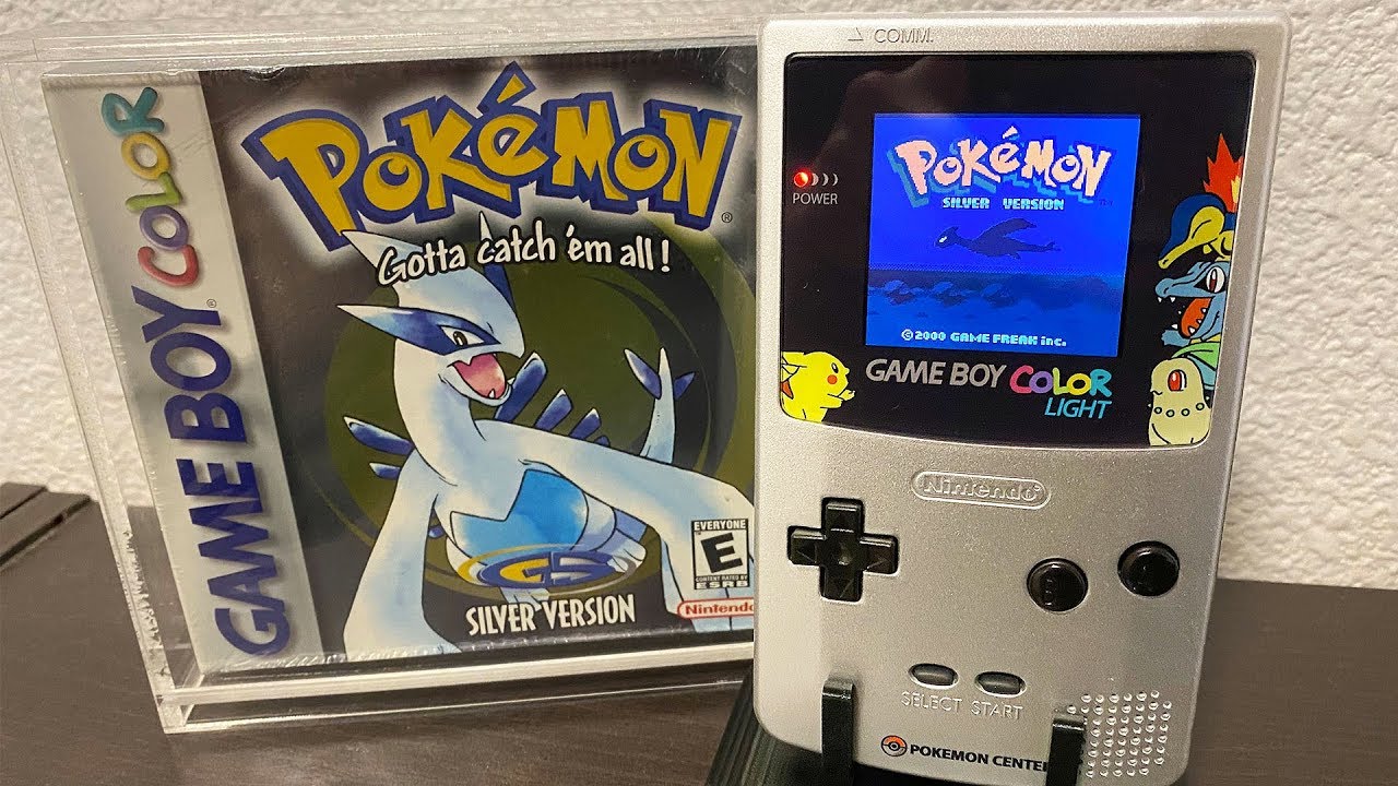  Pokemon, Silver Version : Nintendo Game Boy Color: Video Games