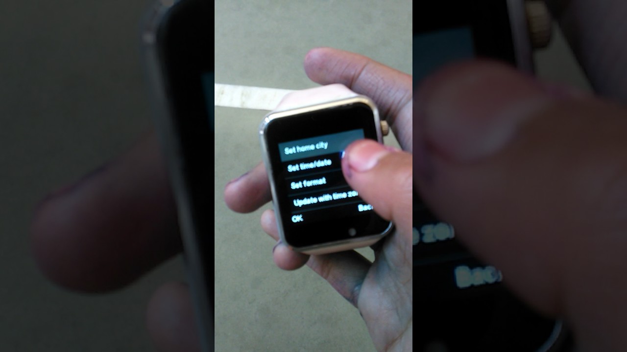 How to reset a smart watch for iphone