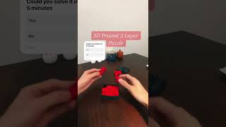 This is a fully 3D Printed 2-Layer puzzle, Available now for Free on MakerWorld #puzzle #puzzlegame