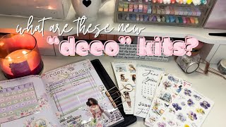 New 'Deco Style' Planner Kits Review